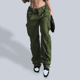 Pantalon ♀ Baggy Coton