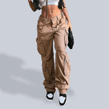 Pantalon ♀ Baggy Coton