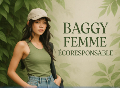 Baggy femme écoresponsable : comment allier style et conscience écologique ? 🌿