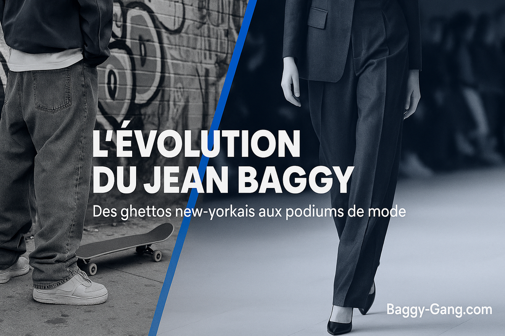 L'évolution du jean baggy : des ghettos new-yorkais aux podiums de la mode