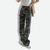 Pantalon Style Baggy Camouflage Kaki ♀