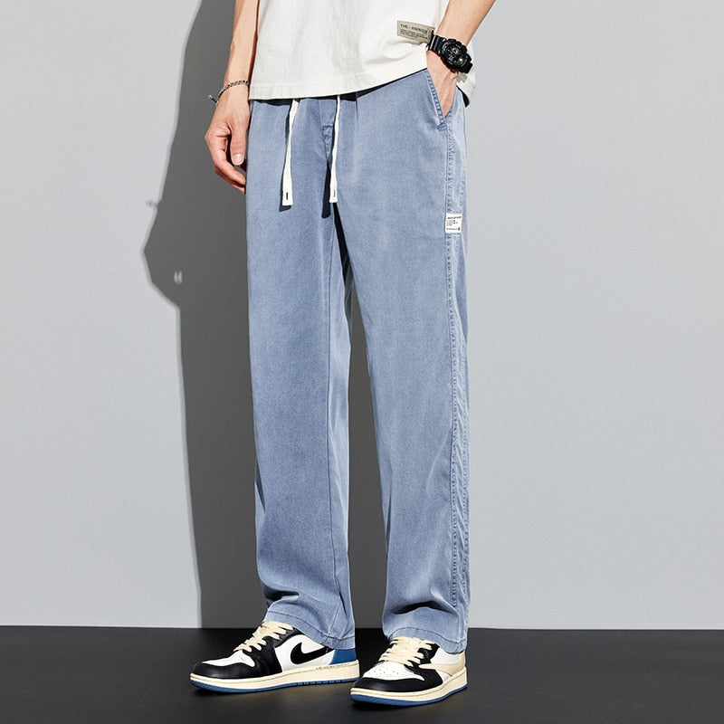 Jean Baggy Homme Style Y2K Streetwear – Denim Décontracté, Coupe Loose, Multipoches, Look Vintage Rétro