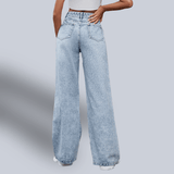 Jean ♀ Taille Haute Baggy